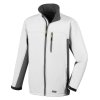 Softshell-Jacke SKAGEN Weiß/Grau Frontansicht / SKAGEN softshell jacket white/grey front view