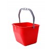 Eimer für Reinigungswagen rot