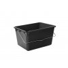 Schwarzer PP Farbeimer ohne Deckel 8 l Skala / black PP bucket no lid 8 l with scale