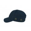 Anstoßkappe ABS-Schale Dunkelblau Vorderansicht / Bump cap ABS shell dark blue front view