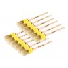 Ringpinsel 12er Pack mit Kunststoff-Fassung und hellem Chinaborsten