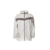 Weiß-graue Fleecejacke ASKON Planam Frontansicht / White-grey fleece jacket ASKON front view