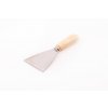 Entrostungsspachtel angefast 60 mm – abgeschrägte Kante sichtbar Rust removal putty knife beveled 60 mm – chamfered edge visible