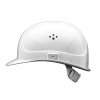 Schutzhelm Profi weiße Hartschale vorne / protective helmet white hard shell front view