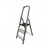 Alu-Haushaltsleiter einseitig mit Plattform & Stufen / aluminum household ladder single side with platform & steps