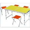 Campingtisch Set 120×60 cm ausgeklappt / camping table set 120×60 cm unfolded