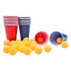 Becher & Bälle Komplettset rot blau Zubehör / Cups & balls set red blue accessories