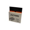 Heftklammern 10 mm im 1.000er-Pack, Drahtstruktur sichtbar Staples 10 mm in 1,000 pack, wire structure visible