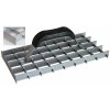 Gitterrabot mit Zahnung 285×140 mm, verzinkte Oberfläche / serrated grid rabot 285×140 mm, galvanized surface
