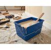 farbeimer-blau-kunststoff-leer-griff paint-bucket-blue-plastic-empty-handle  kunststoffeimer-blau-farbe-lacke-baustelle plastic-bucket-blue-paint-varnish-construction