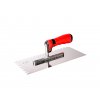 Zahnglättekelle 280 × 130 mm Edelstahl – notch trowel 280×130 mm stainless steel