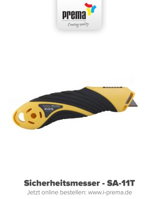 Sicherheit geht vor! 🛡️🔪 Mit dem Sicherheitsmesser SA-11T arbeitest du präzise und geschützt. Der automatische...