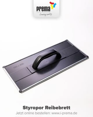 Perfekte Oberflächen leicht gemacht! 🛠️📐 Mit dem Styropor-Reibebrett erzielst du ein makelloses Finish bei Putz- und...