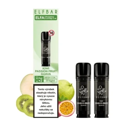 5730 elf bar elfa pod kiwi passionfruit guava predplnene pody min