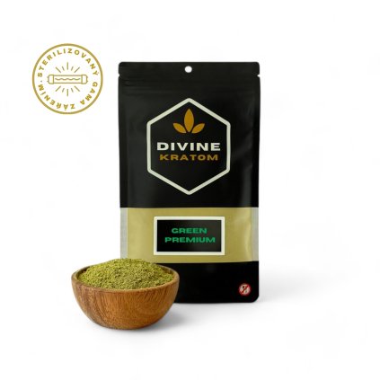 divine premiový nano gama sterilizovan zelený kratom green premium
