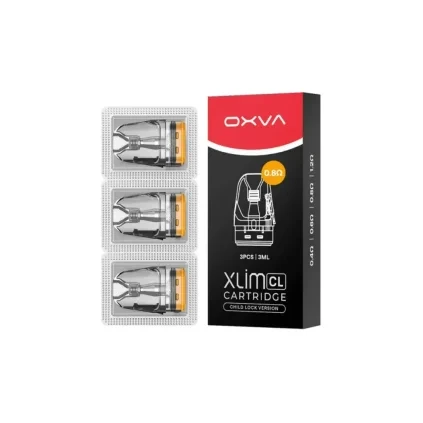46033 1 oxva xlim cl pod top fill cartridge 08ohm 3ml 3pack