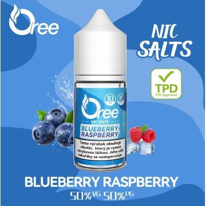 2574 1 oree blueberry raspberry nic salt 18 mg e liquidy