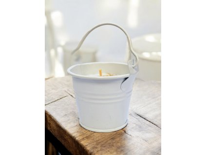 Vanilkový kyblík - bílý