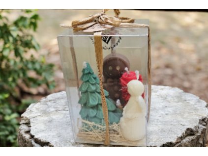 Vánoční dárková sada svíček