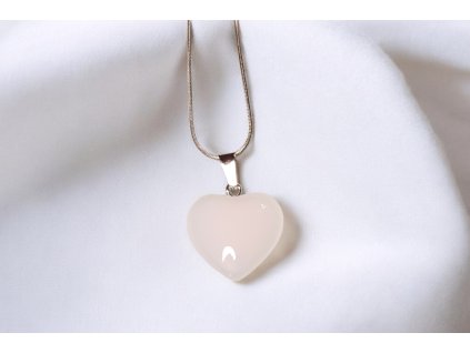 Náhrdelník - Růženínové srdce