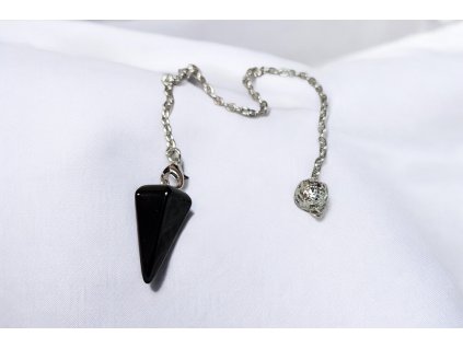 Kyvadlo z obsidiánu – nerezová ocel