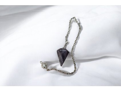 Kyvadlo z ametystu – nerezová ocel