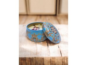 Sójová svíčka v dekorativní dóze – vůně vanilky