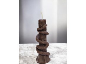 Dekorativní svíčka – Sloup s hadem