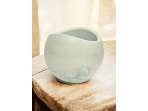 Keramická miska – ručně vyráběná dekorace v jemně modrém tónu