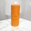 Mandalová svíčka – oranžová