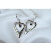 Náušnice ve tvaru srdce