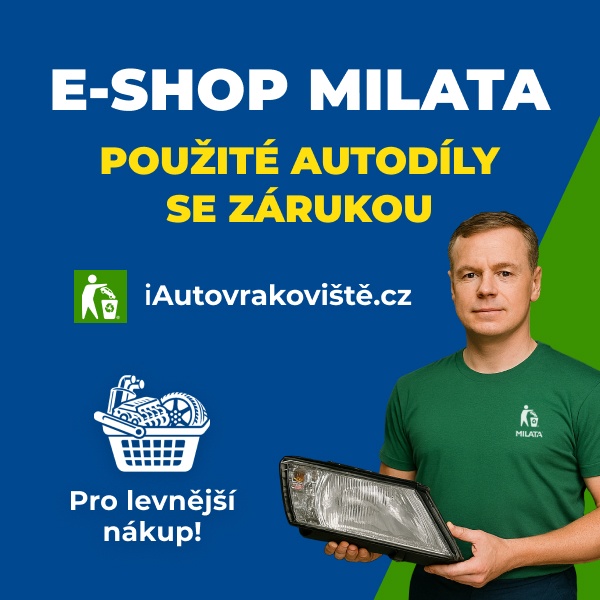 Použité autodíly od VRAKOVIŠTĚ MILATA