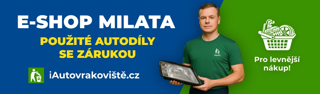 Použité autodíly od AUTOVRAKOVIŠTĚ MILATA