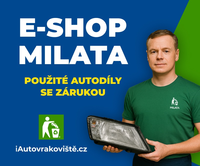 Použité autodíly od VRAKOVIŠTĚ MILATA