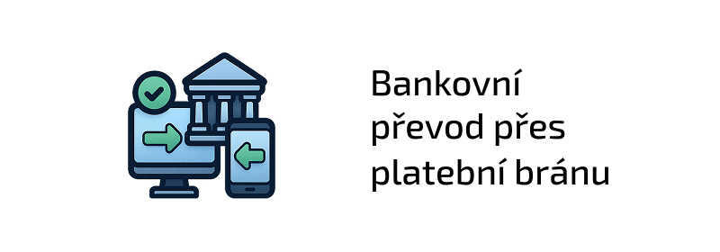Online bankovní převod přes internetové bankovnictví