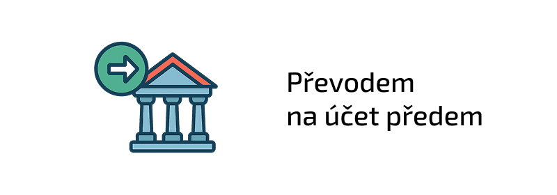 Platba předem na bankovní účet