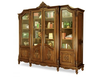 Dřevěná knihovna Royal IBA nábytek repliky starožitného nábytku