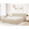 Krémová postel carilla v odstinu royal 18