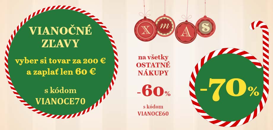 Vianoce -60% až -70% na všetko