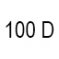 100 D