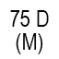 75 D (M)