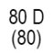 80 D (80)