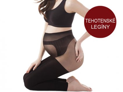 Dámske pančuchové legíny - tehotenské - Gatta Body Protect (100 DEN)