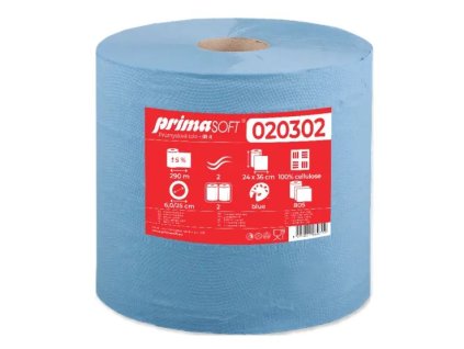 rucnik v roli primasoft 290m 2vr cel modra 25cm 2ks v baleni1747195109L