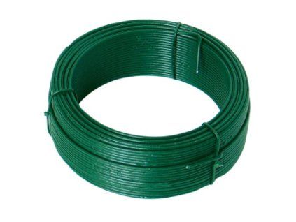 Viazací drôt 2.0mmx50M zelený PVC