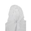 Biely polypropyl.overal L s kapucňou