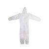 Biely polypropyl.overal XL s kapucňou