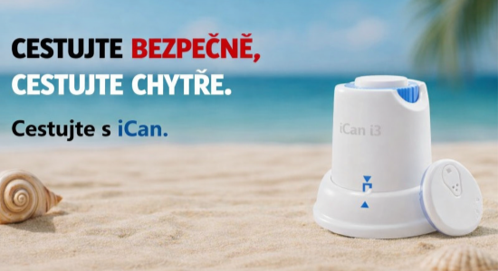 Jak vám CGM iCan i3 usnadní cestování