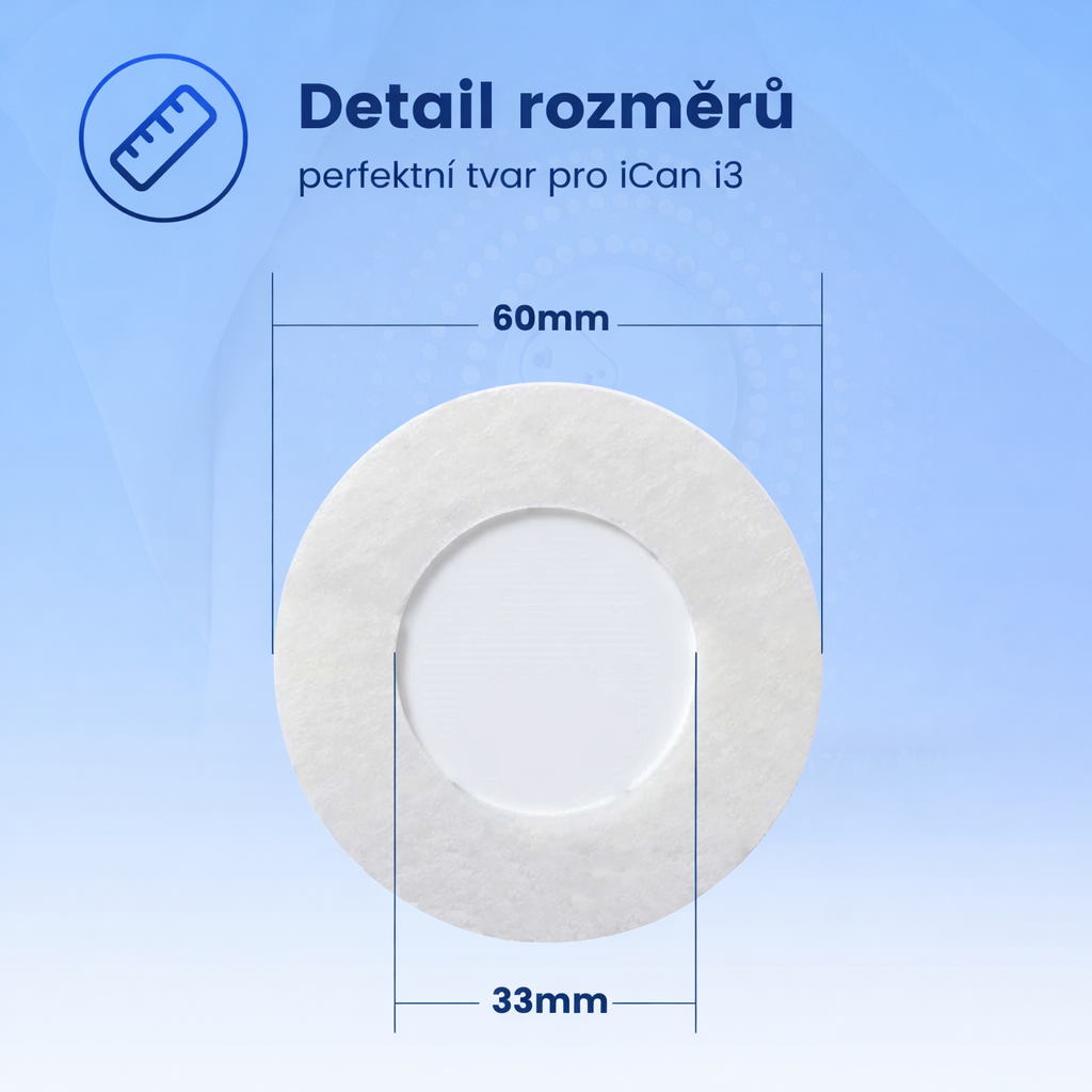 Rozměry fixačního tape