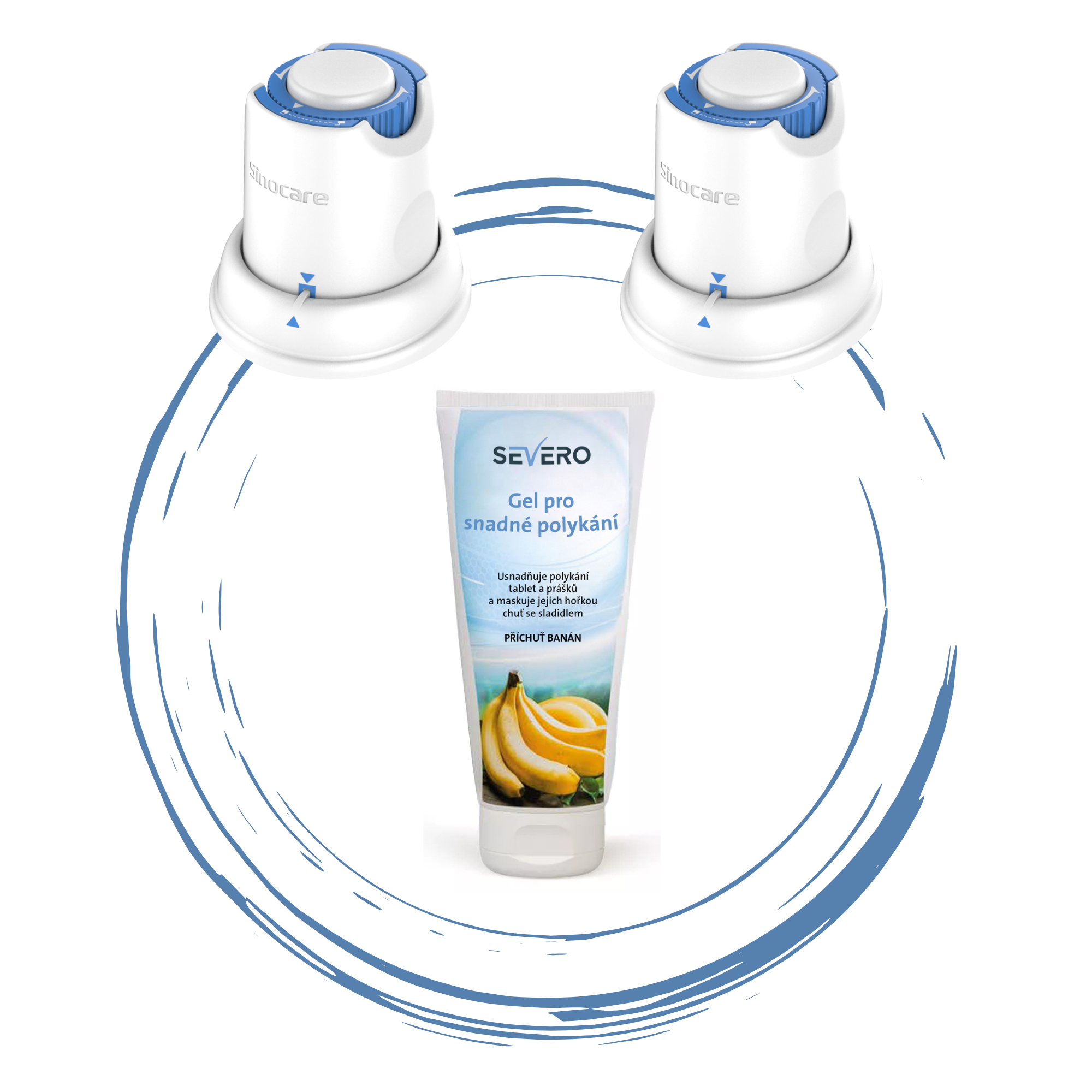 Sada iCan i3 CGM se Severo gelem banán 150 ml